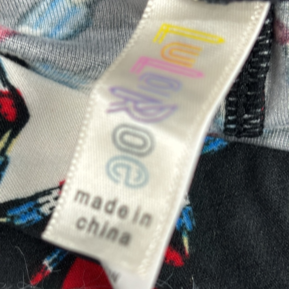 LuLaRoe Patriotic Bomb Pop Star Leggings OS (2–10) NWOT 🇺🇸 - Picture 6 of 8